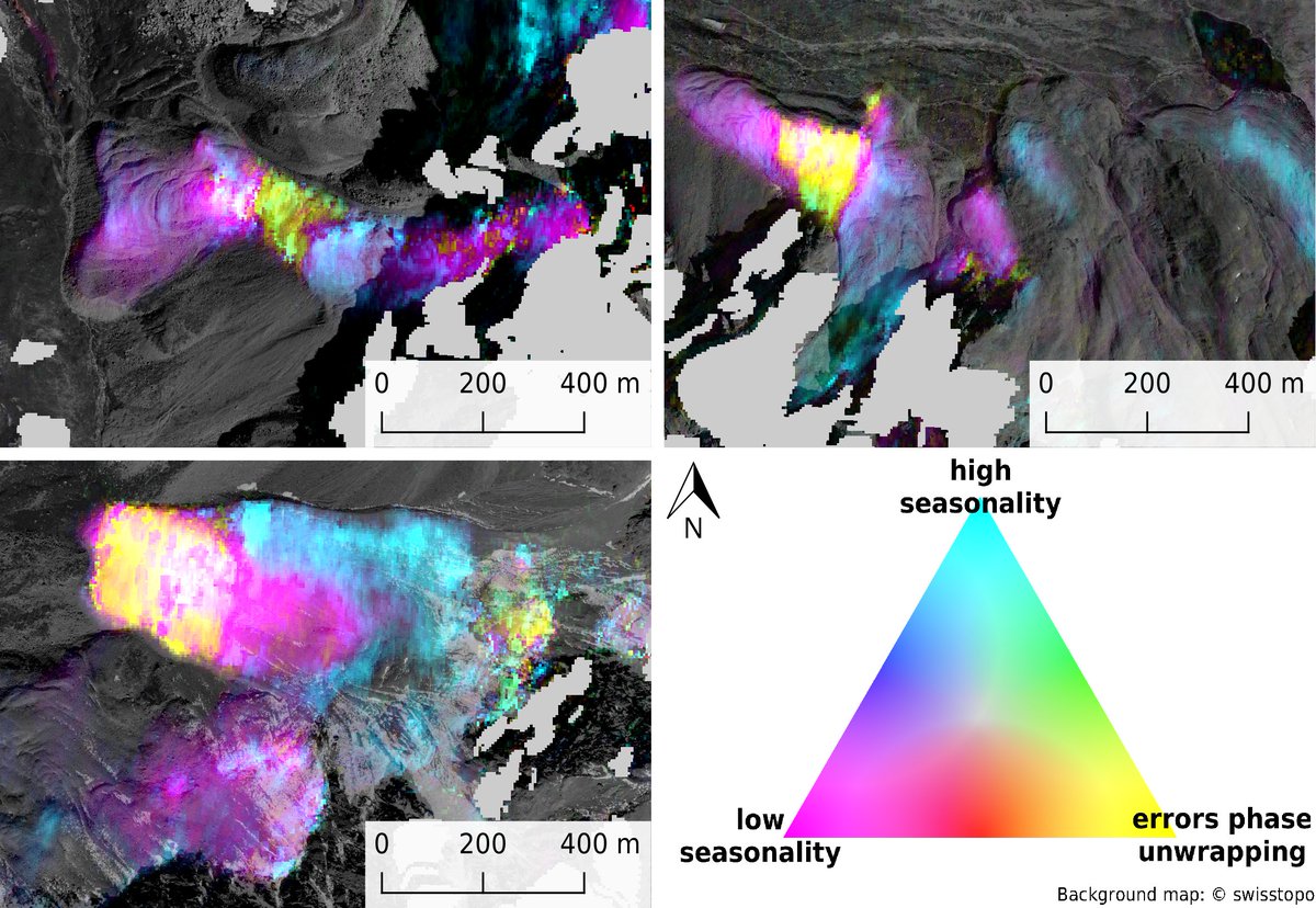 📢 Calling all interested in seasonal dynamics in the #alpineregion! Check out the new #publication by our team member Sebastian Buchelt. The study analyzes rock glaciers using Differential SAR Interferometry and open-source tools.
remote-sensing.org/new-publicatio…