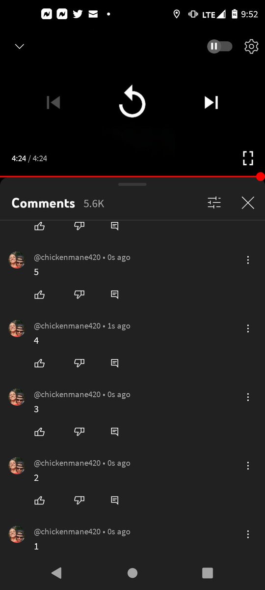 Chickenmane813's tweet photo. @Jayecane Commented 7 times on your video, and 6 on this tweet lol https://t.co/C8cVmXV82Y