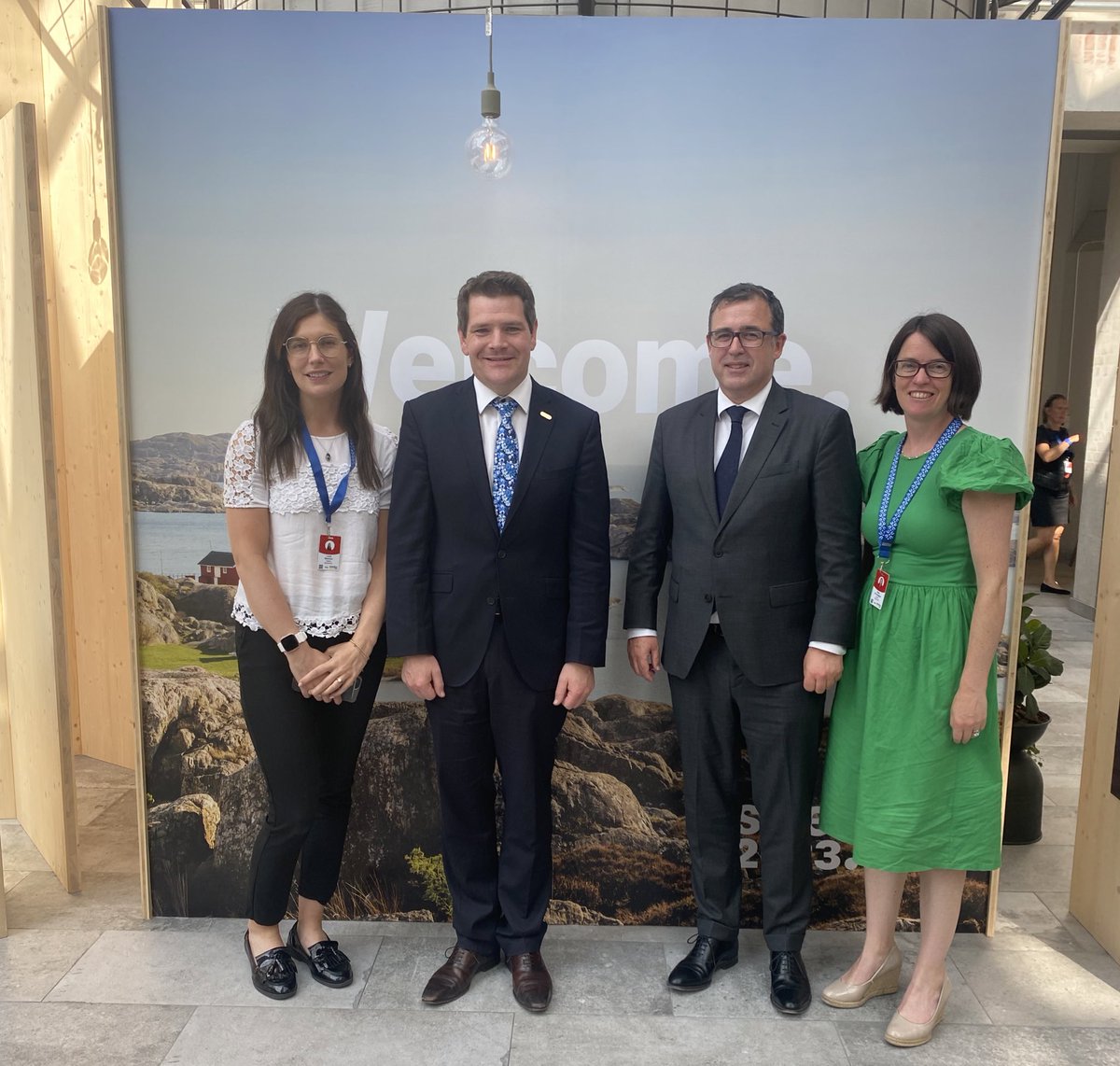 Ambassador of Ireland to Sweden (@ieambsweden) on Twitter photo Great to have Minister of State Burke and delegation in Stockholm for the final informal Ministerial of @sweden2023eu. Grattis till våra svenska vänner <a href="/JessikaRoswall/">Jessika Roswall</a> #working4ireland #EU50 Great to have Minister of State Burke and delegation in Stockholm for the final informal Ministerial of @sweden2023eu. Grattis till våra svenska vänner <a href="/JessikaRoswall/">Jessika Roswall</a> #working4ireland #EU50