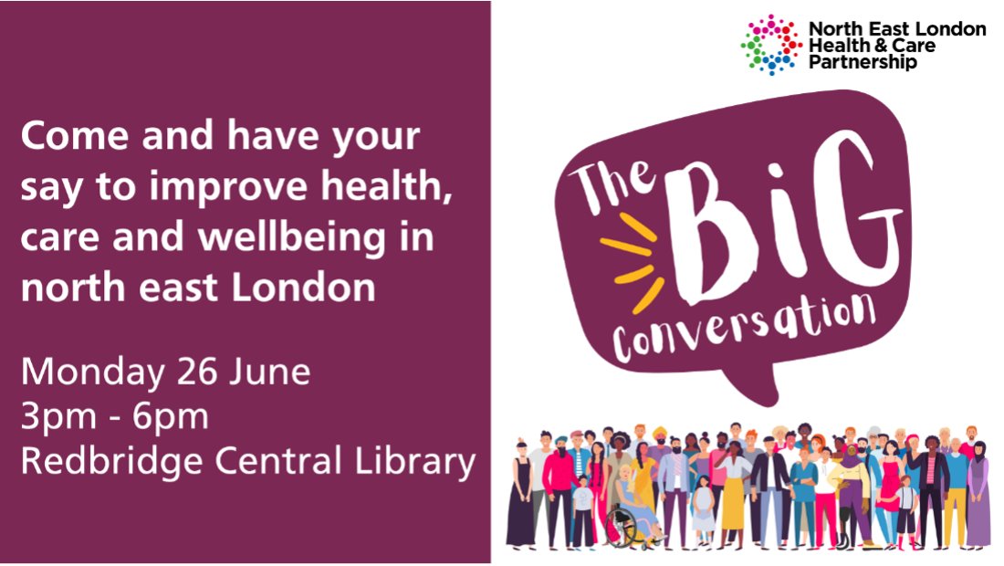 Redbridge Council on Twitter "Join the Big Conversation! NELHCP will