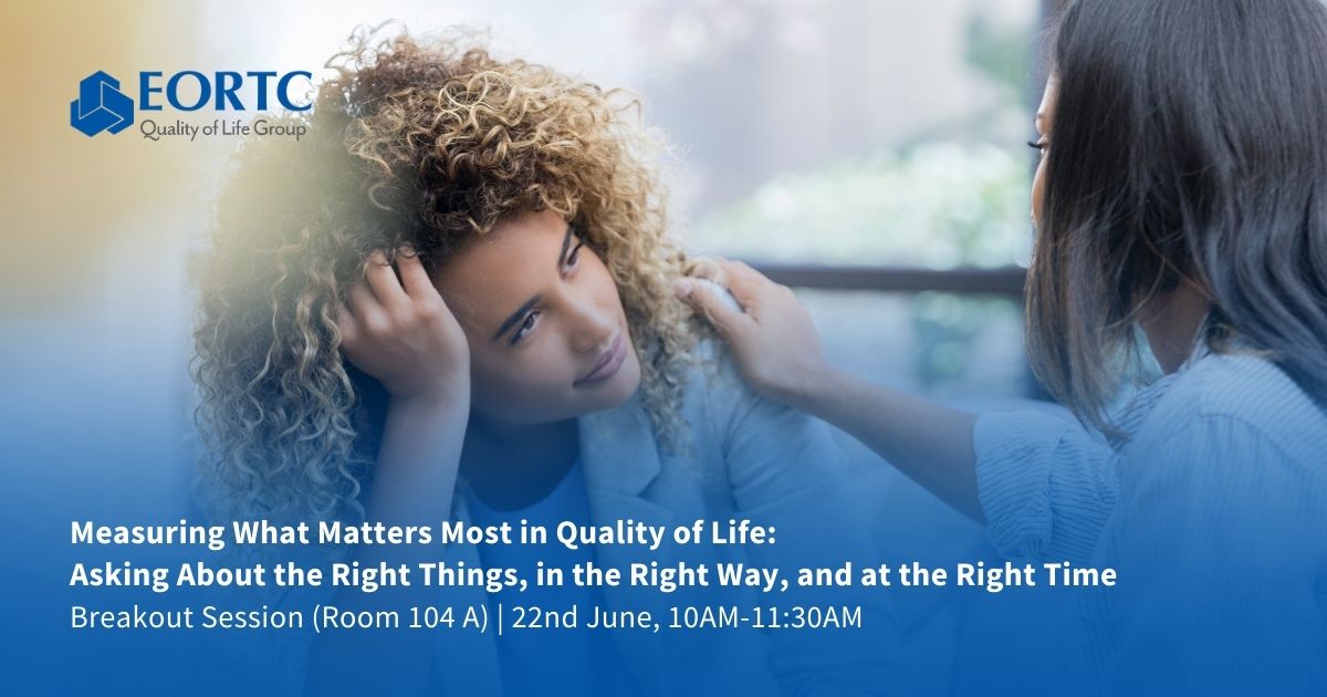 At today's #AYACancerCongress Breakout Session, speaking alongside @asdarlington & @JohnMSalsmanPhD, @SCSodergren will present the development of an @EORTC #QoL questionnaire aiming to measure all #HRQoL issues of relevance & importance to AYAs aged 14-39 yrs with cancer.
Info 👇