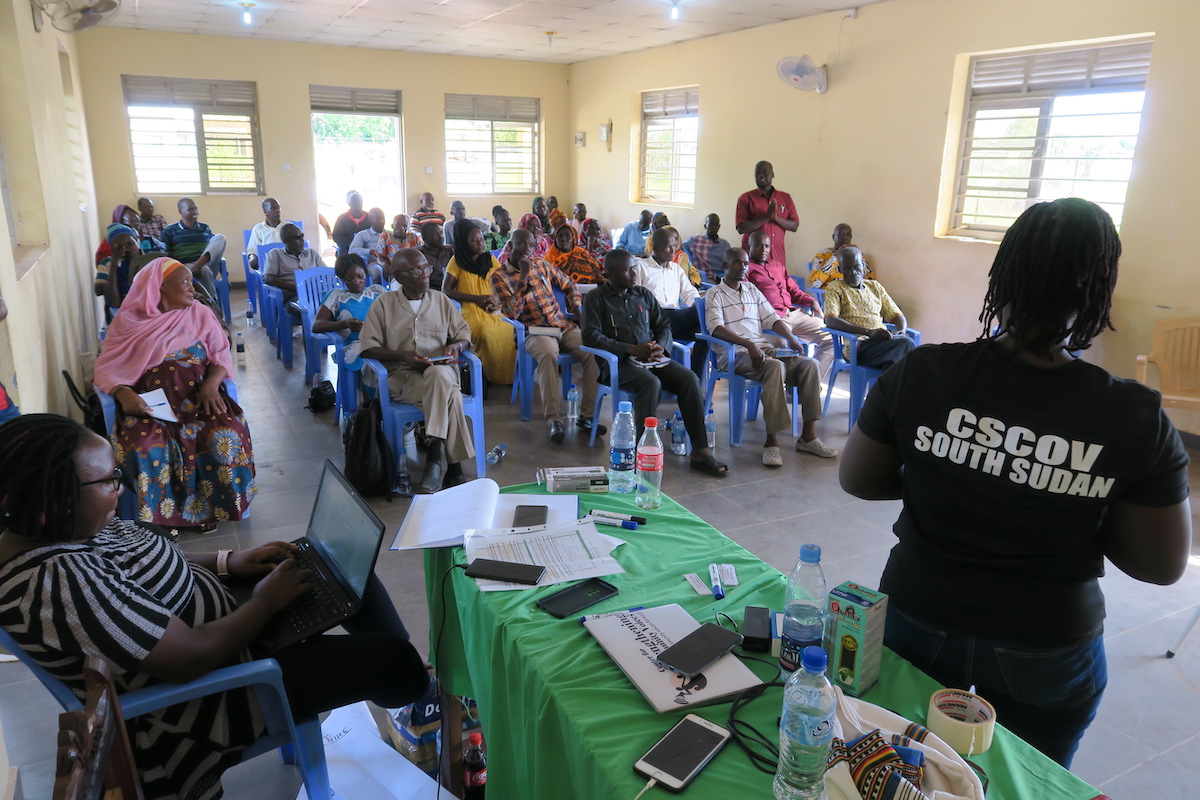 unmissmedia's tweet photo. #PeaceBegins when and where people agree to disagree, amicably, in the interest of the greater good. In a bid to improve dialogue between political parties in Raja County, #SouthSudan, #UNMISS recently invited party reps to a two-day forum to discuss related issues.
#PK75 #A4P https://t.co/5wHoGDAkmx
