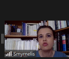 MMSH_UAR3125's tweet photo. #Globalmed 2023 avec la table ronde II l'intervention #Marie_Carmen_Smyrnelis (Institut Catholique de Paris), séance animée par V. Baby_colin @Telemme @MMSH_UAR3125 @univamu   @somum_amu @Rnmsh @INSHS_CNRS https://t.co/KRELSTREsR