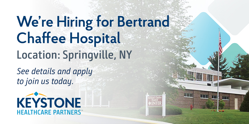 KeystoneHCP's tweet photo. We're hiring #EmergencyMedicine APPs to join our wonderful team at Bertrand Chaffee Hospital! View the #job opening and apply here: https://t.co/a3gycenUwm https://t.co/ntVG0kVECQ