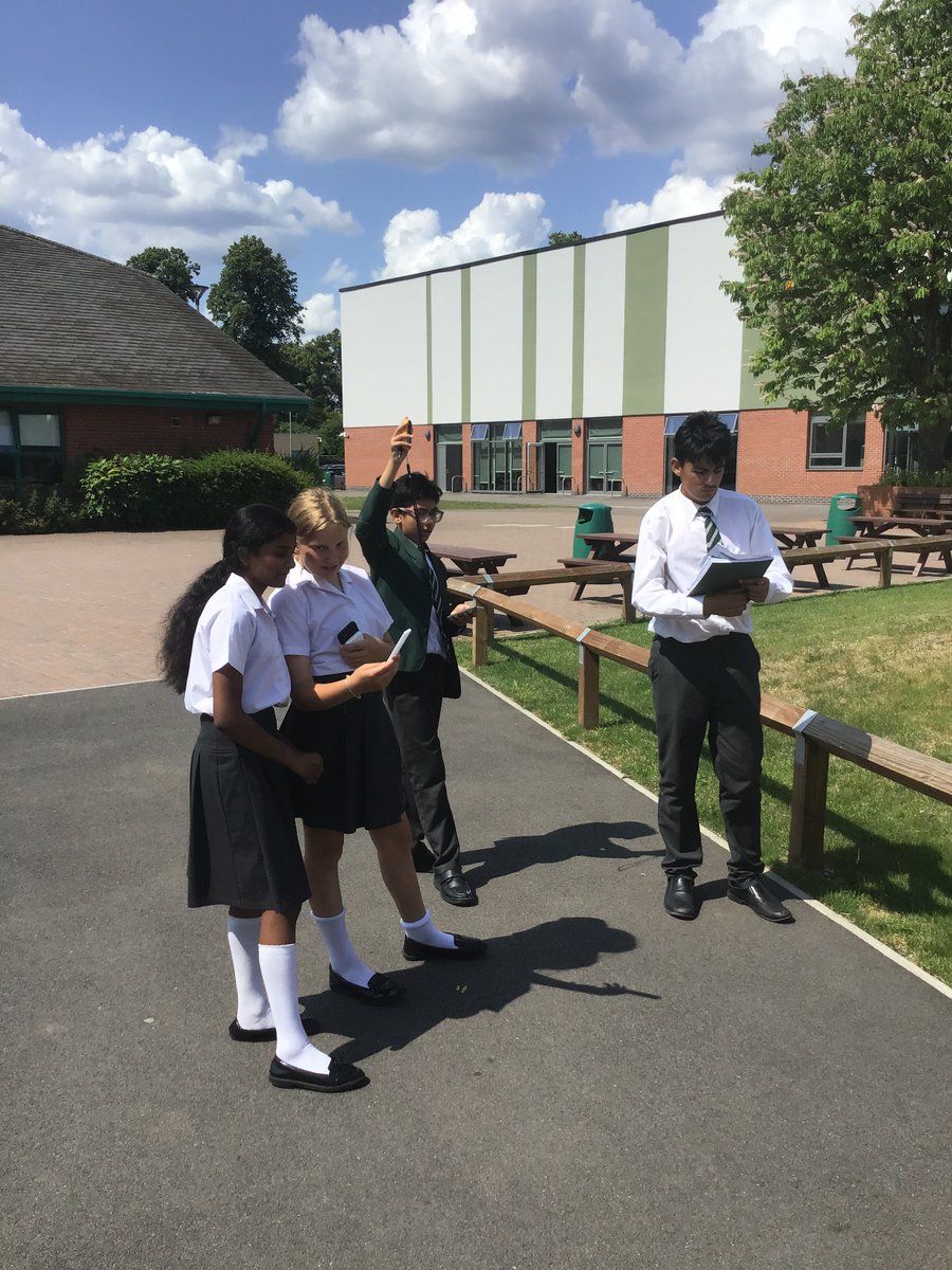 LangleyGSGeog's tweet photo. A great day to go searching for microclimates around the school site. Year 7 geographers working hard and enjoying the sunshine! https://t.co/HqQqioInwd