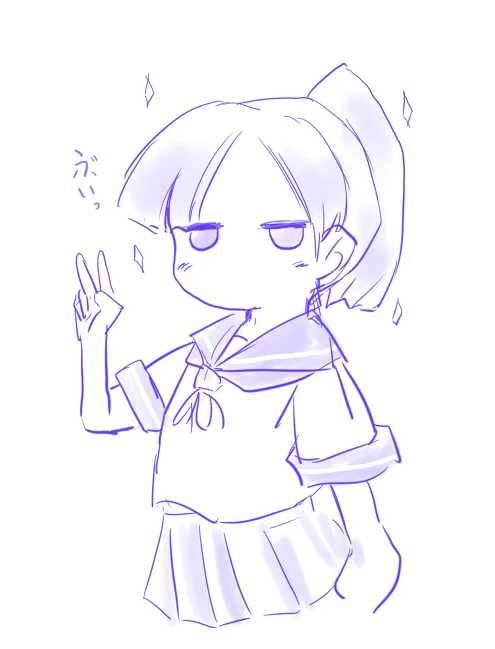 しもた、今日敷波の進水日だわ。 過去絵貼っていい日だよね!(ェ #艦これ #敷波進水日