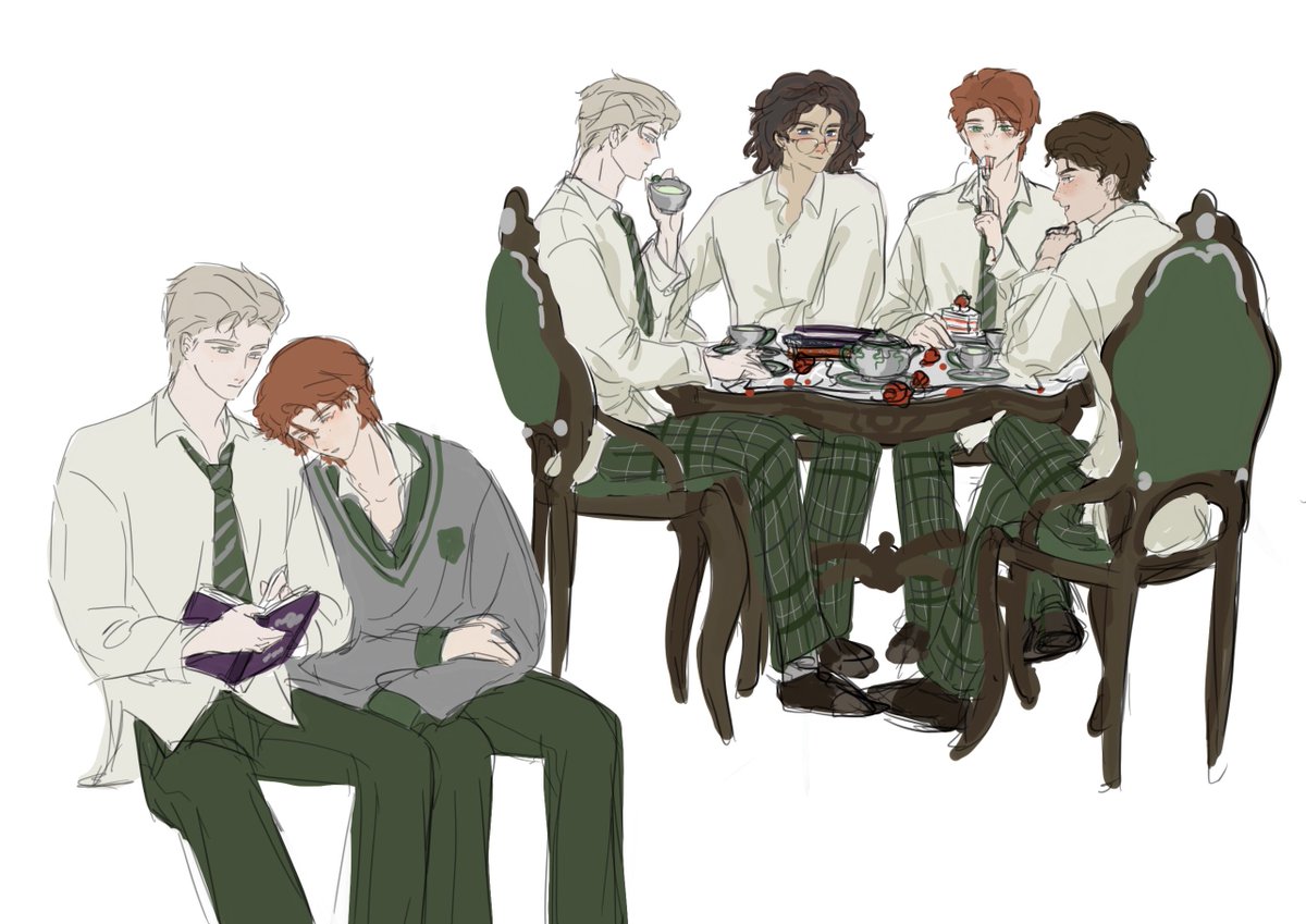 more doodles of mcs + #OminisGaunt #sebastiansallow