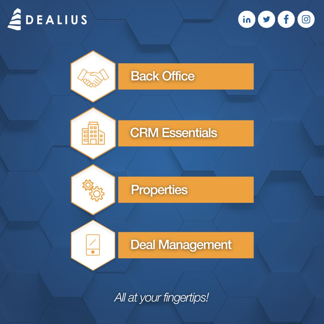 DealiusCRE's tweet photo. The all-in-one Brokerage Management Platform for Commercial Real Estate!

With Dealius databases, experience a powerful synergy that harmonizes people, properties, and deals.

Connect with our team to learn more 👉 https://t.co/JoYhMxiA1v

#DealManagement #BMP #Brokers #CRE https://t.co/QGdL2y5sfQ