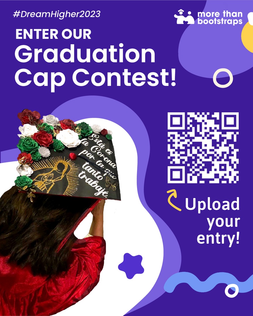 MBootstraps's tweet image. 🌟 Calling all graduates! We're thrilled to announce More Than Bootstraps' Graduation Cap Contest, where your artistic talents may shine. Express your unique journey and celebrate your accomplishments with us. Enter the contest before 6/25. 🎓✨

#dreamhigher2023
