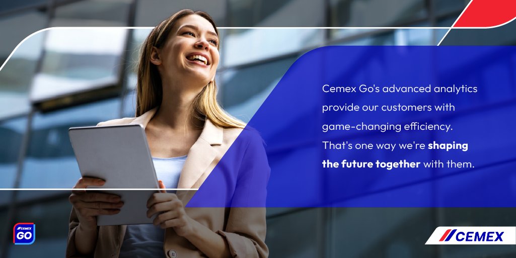 The digital revolution of the building materials industry began with #CemexGo. Designed for seamless, user-friendly experiences, Cemex Go provides real-time information and unparalleled convenience at your fingertips, setting a new industry standard for exceptional service.