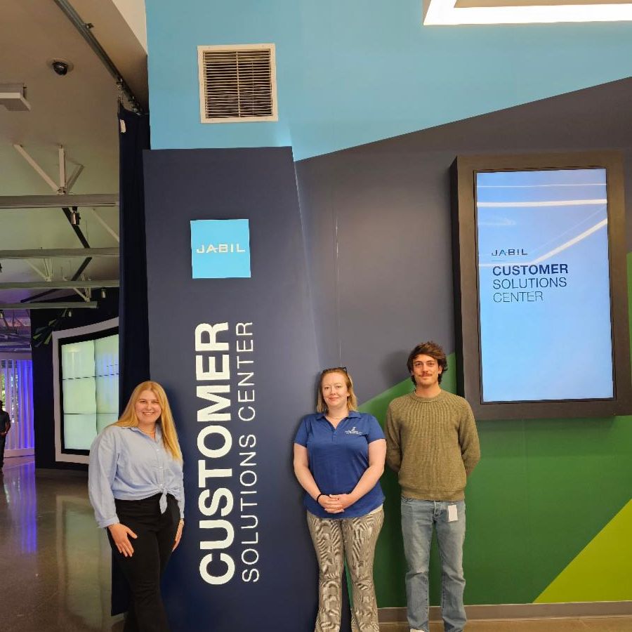 Fair_Rite's tweet photo. Ashley Knaggs, Area Sales Manager, is spending time with our Northern California Rep- TAARCOM. Ashley and Erin Fox of TAARCOM visited Jabil's Innovation Center this week, THANK YOU to Jabil and Enrico Di Marco for showing us around your fantastic facility! https://t.co/lESnyDTqF3