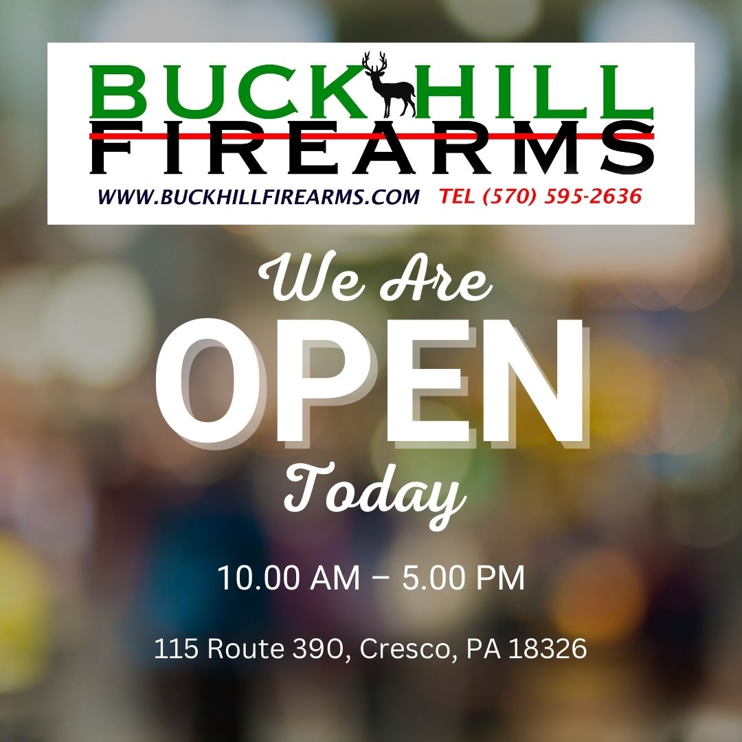 BuckFirearms's tweet photo. Buck Hill Firearms - Home of the $10 Transfer - 115 Route 390, Cresco, PA 18326 | Mon-Sat 10 am - 5 pm | (570) 595-2636

#firearms #guns #pewpew #pagunstores #poconomtns #poconos #buckhillfiirearms https://t.co/pR0AId0Wix