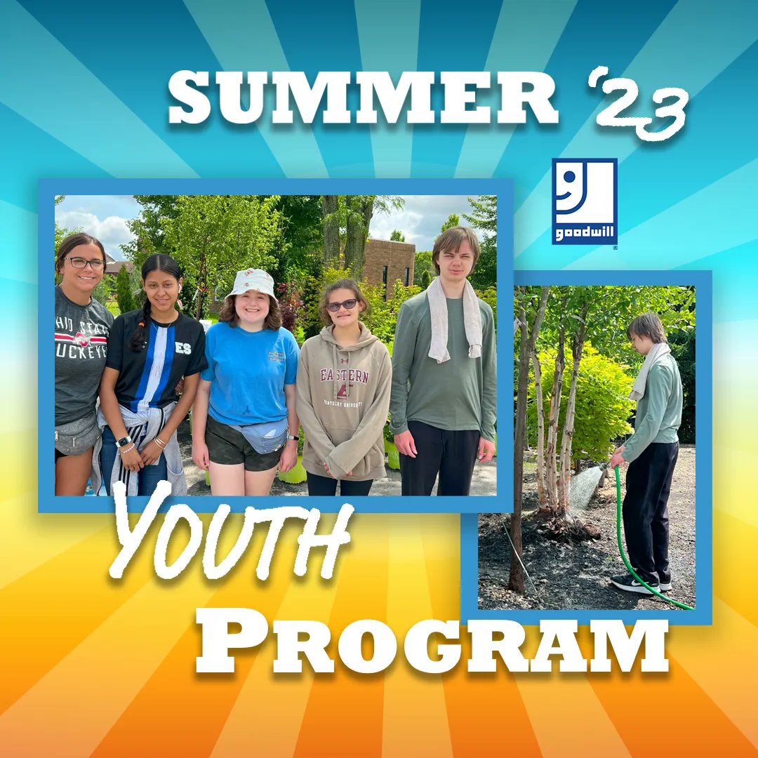MarionGoodwill's tweet photo. The Oakland Nursery in Delaware is always a favorite job site with our summer youth participants! Goodwill Job Coach, Amber & participants Rachel, Ryan, Lili and Arden have been doing a lot of watering due to the recent dry weather along with clipping flowers. #summeryouthprogram https://t.co/IFEROTGFl4