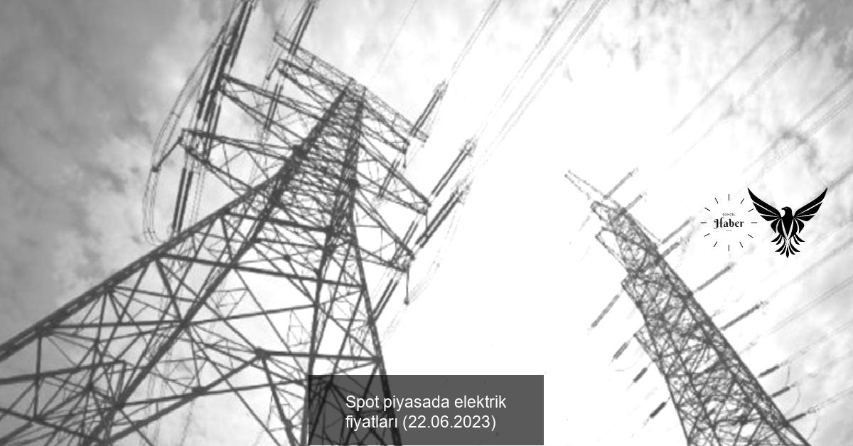 Lafedersiniz1's tweet image. (Spot piyasada elektrik fiyatları (22.06.2023)) has been published on Haber Trendi | Güncel Haberler - habertrendi.com.tr/spot-piyasada-… - #Kuruş #Lira