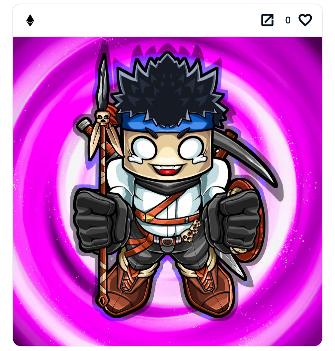 markie_adap11's tweet photo. Thank you @Crafty_Miners @the_lost1z for giving this another OG tailling ticket  NFTs thank you so much 🙏
 looking awesome 🫶 
#lostspace #CraftyMiners #eth #ethNFTs #NFTsCommunity #NFTsgiveaways https://t.co/LfcLbxgCmu