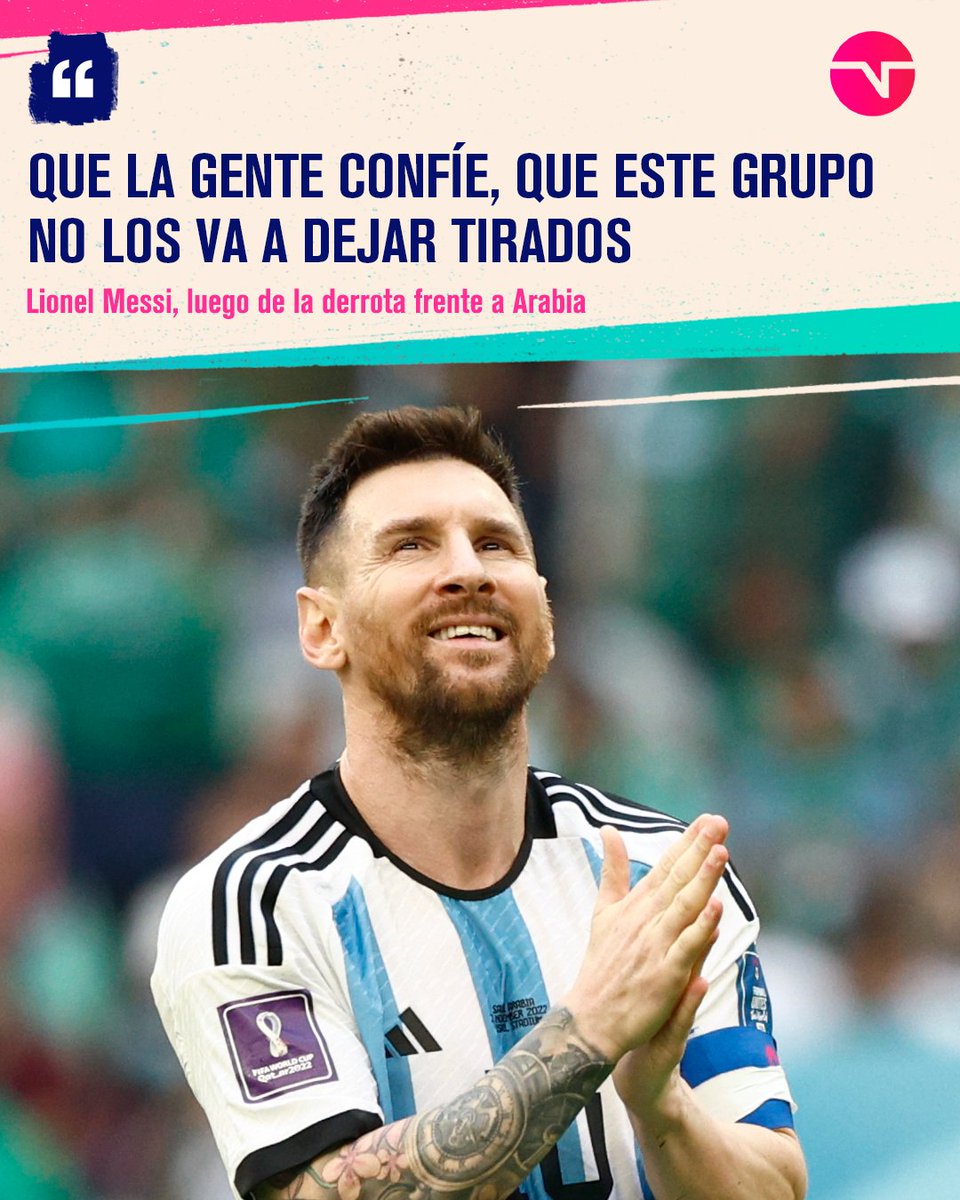 La palabra del capitán Messi. El resto es historia 🇦🇷🏆

¿Qué pensabas hace siete meses, post derrota?