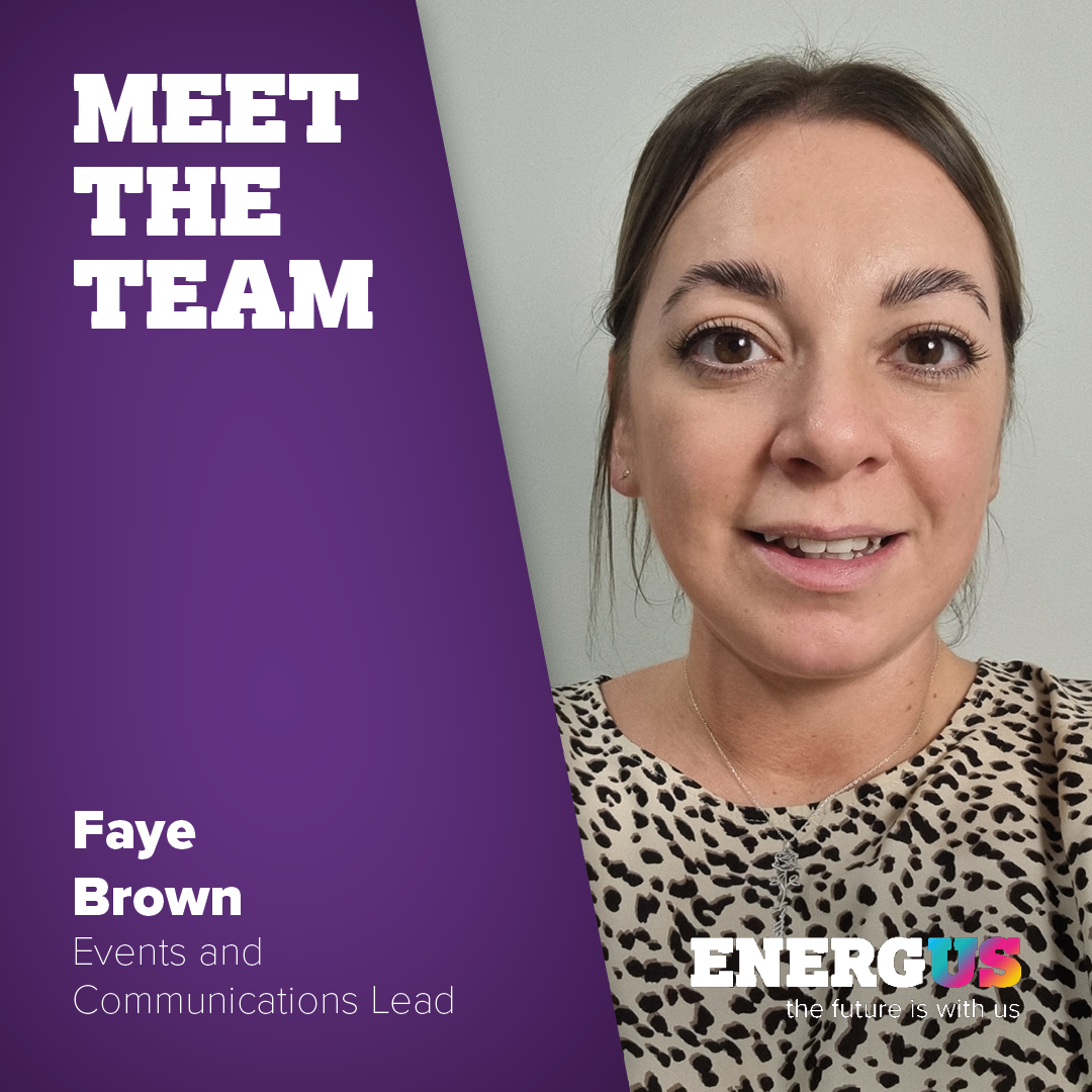 Meet Faye Brown, our Events and Communications Lead here at Energus - 'I love the variety of my role! I've been at Energus for nine years and love seeing how much we have grown in that time!'

#MeetTheTeam #TeamEnergus #Events #Communications #Energus #Cumbria #WestCumbria