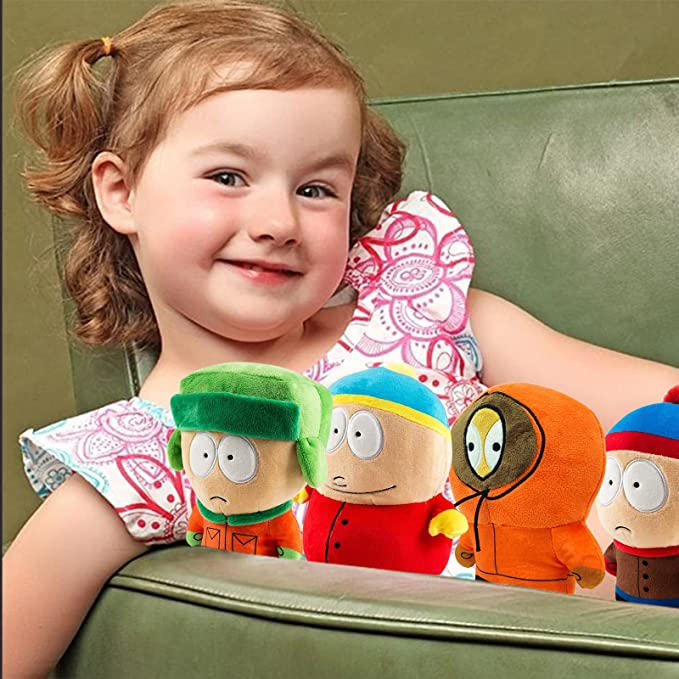 thcoolshoeshine's tweet image. poorly edited south park plushies on amazon listings; a thread🧵