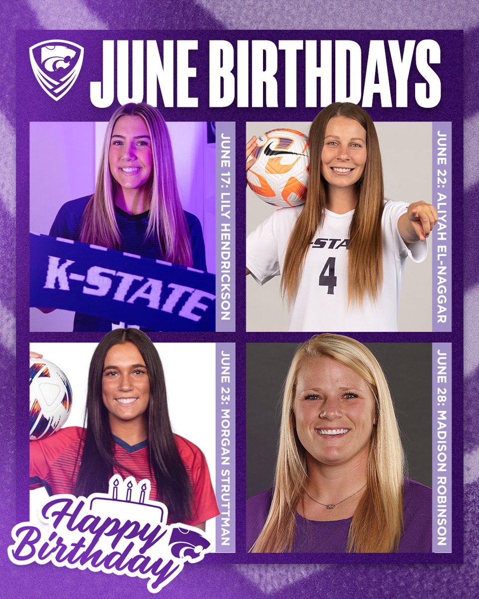 🎂 🎈 🎉 June Birthdays 🎂 🎈 🎉 

#KStateSOC