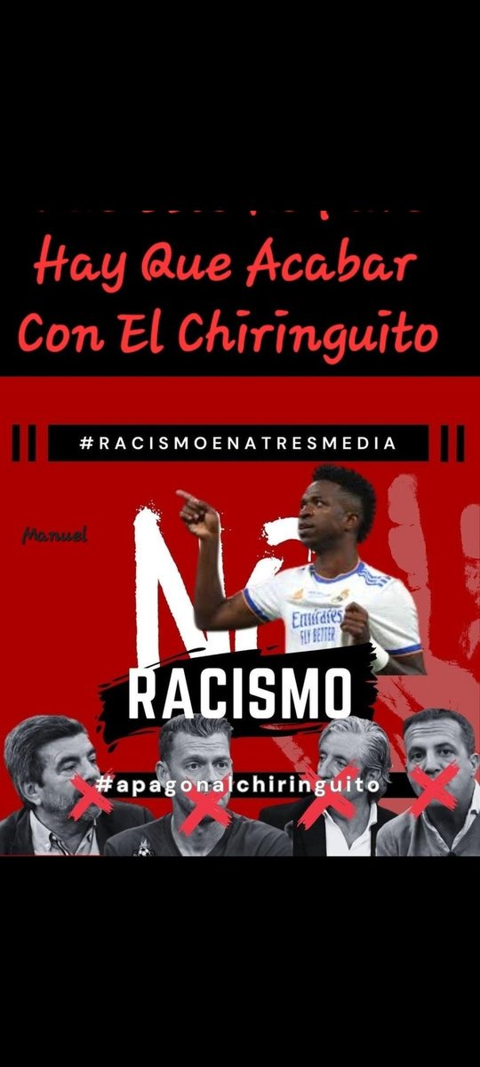 @clubmananimes @YahoraqueOa Fuera racismo
#RacismoEnAtresmedia