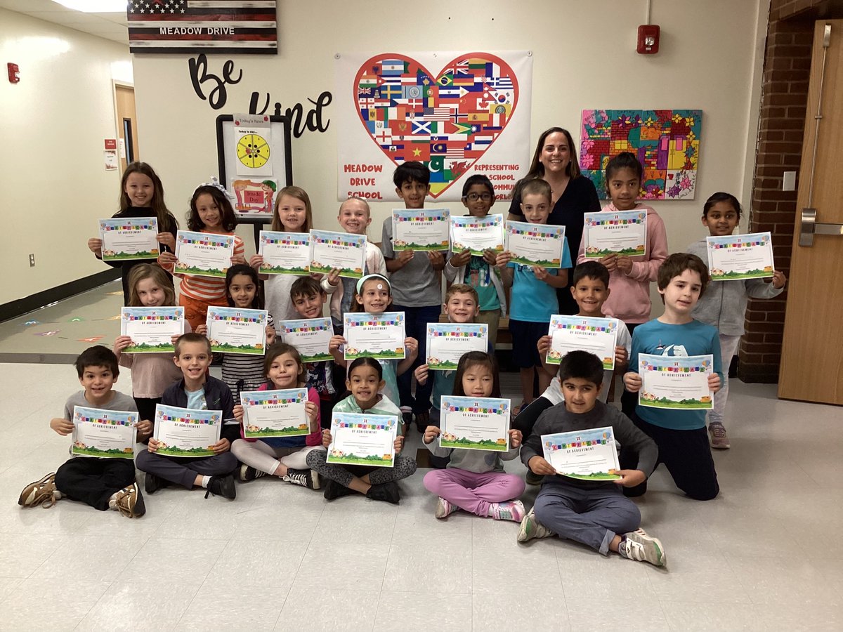 MeadowDriveElem's tweet photo. Congratulations to this month's learners who are recognized for their Meadow Mindsets!! We are so proud of you! https://t.co/UlaVSjPwJD