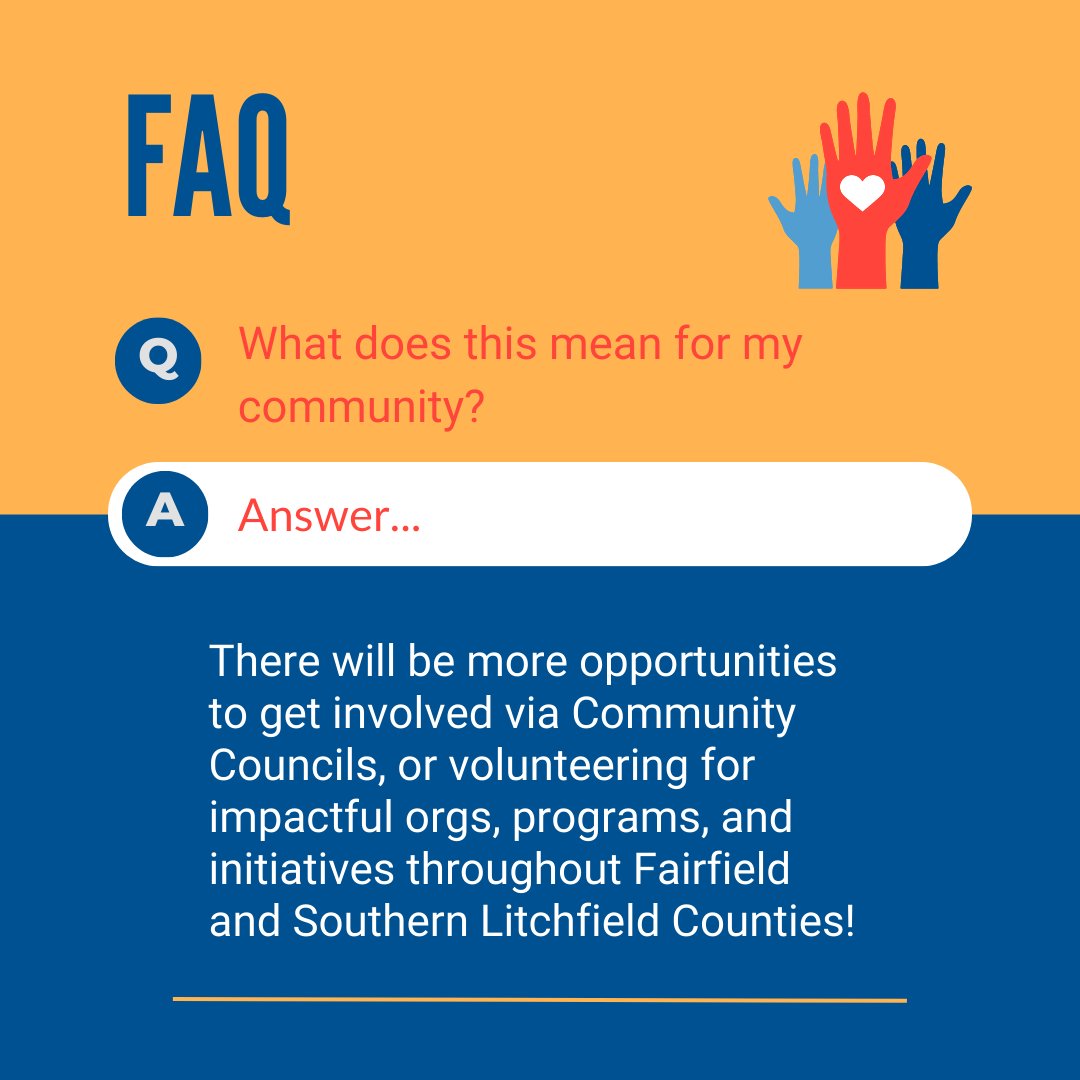 UWCFC's tweet photo. If you’ve seen our recent news, you might have questions. Let us answer those burning merger questions in the first part of a series of FAQs. Scroll for more 👉🏾 and sign up for our newsletter updates as well: https://t.co/Q7xeRMQCHj. #LiveUnited #StrongerTogether #GreaterImpact https://t.co/OgLqEs44Me