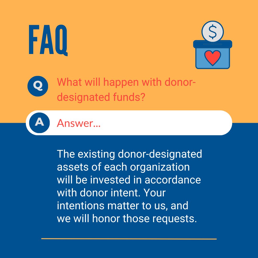 UWCFC's tweet photo. If you’ve seen our recent news, you might have questions. Let us answer those burning merger questions in the first part of a series of FAQs. Scroll for more 👉🏾 and sign up for our newsletter updates as well: https://t.co/Q7xeRMQCHj. #LiveUnited #StrongerTogether #GreaterImpact https://t.co/OgLqEs44Me