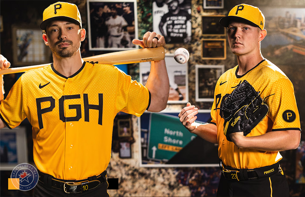 Chris Creamer  SportsLogos.Net on X: Bleeding Black and Gold: Pittsburgh  Pirates Unveil New City Connect Uniforms. My full story with pics, detailed  shots, explainers, and a chat with the team about