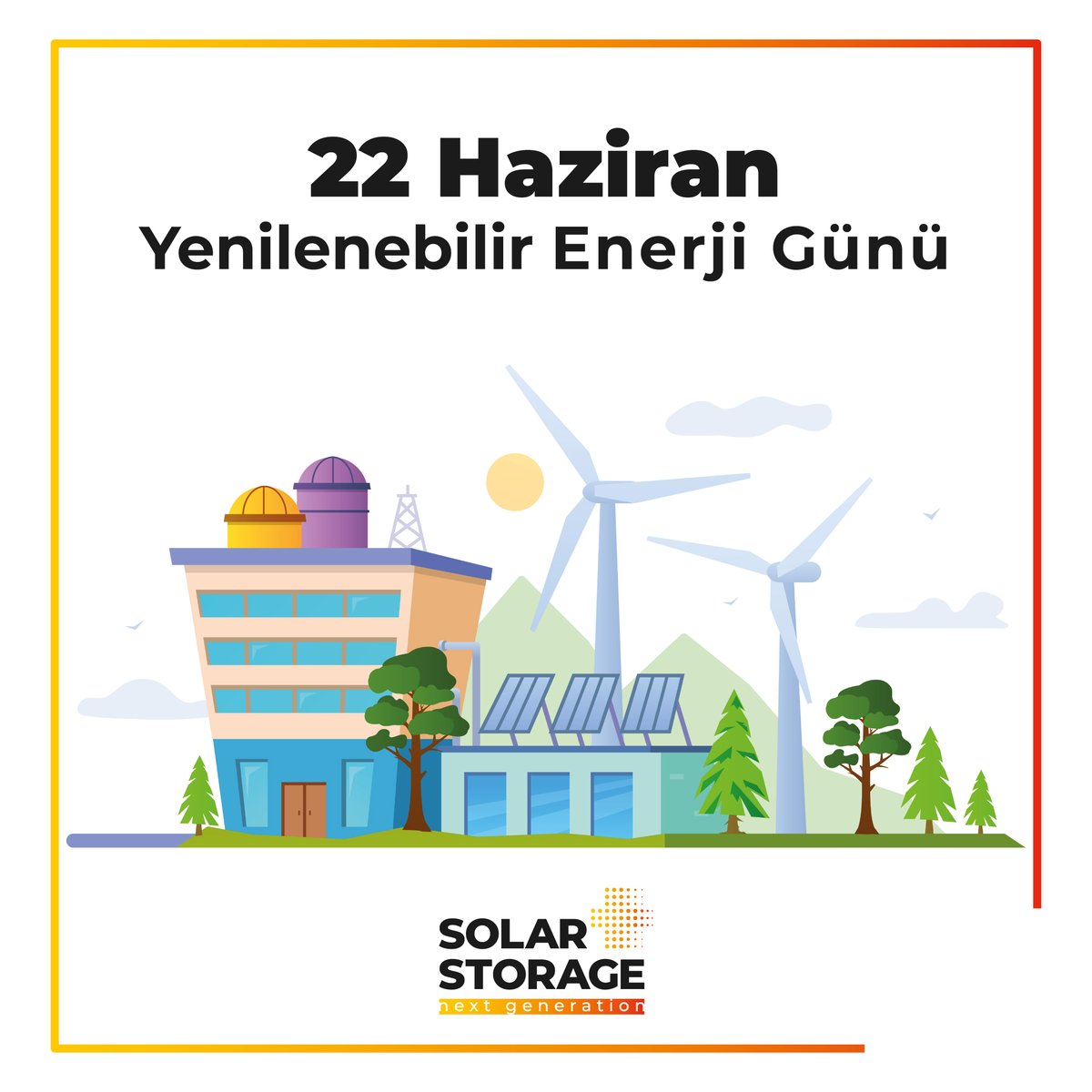 22 Haziran Dünya Yenilenebilir Enerji Günü'nde, sürdürülebilir geleceğe adım atmaktan gurur duyuyoruz. 🌱

#SolarStorageNX ile gücümüzü yenilenebilir kaynaklardan almaya ve çevre dostu adımlar atmaya devam ediyoruz! ✅🌞

#dünyayenilenebilirenerjigünü #yeşilenerji #greenenergy