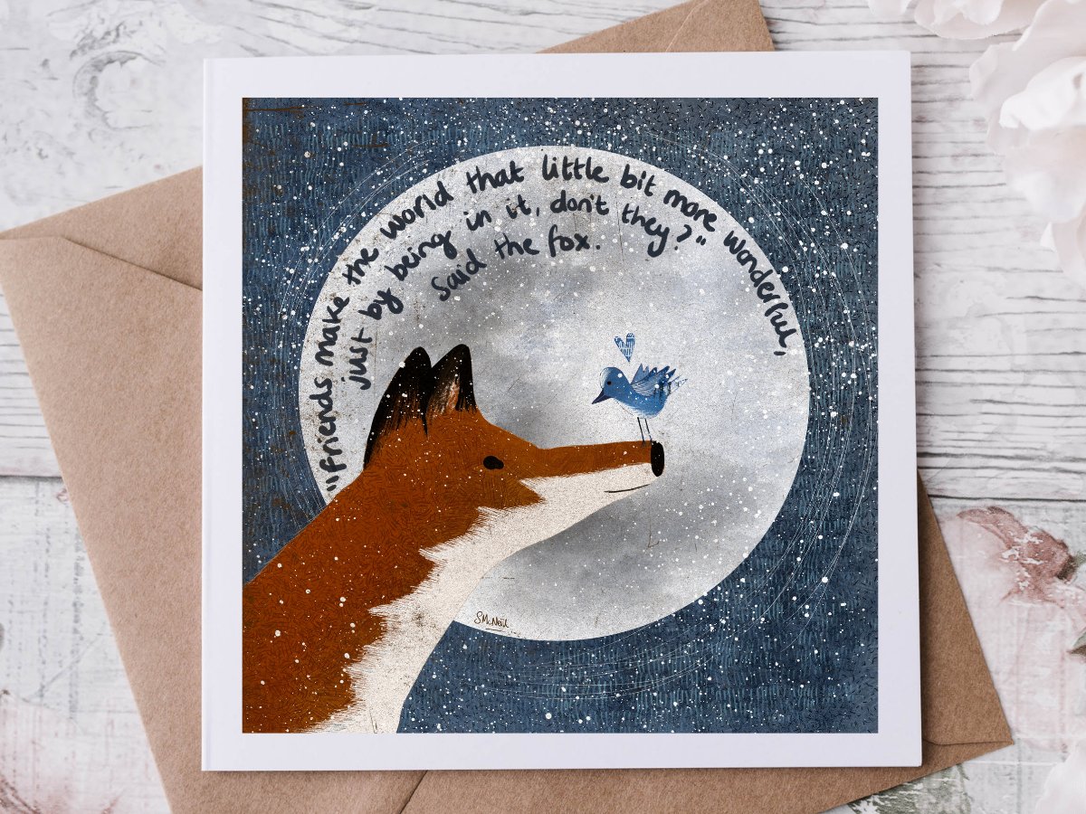 Friends
“Friends make the world that little bit more wonderful just by being in it, don’t they?” said the fox.
🦊🌕✨
foxunderthemoon.co.uk
#friends #bestfriends #BestFriend #friendship #Love