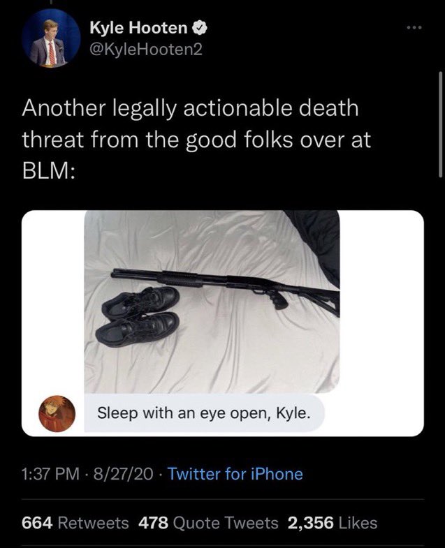 Leopold pfp has some words for Kyle.