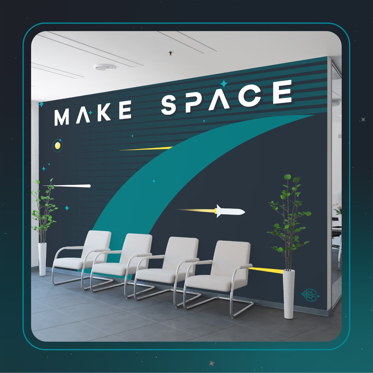 Transform your corporate office into a brand experience for clients and employees alike. From custom wallpaper to vinyl clings, dimensional signage, and window clings, we've got you covered.