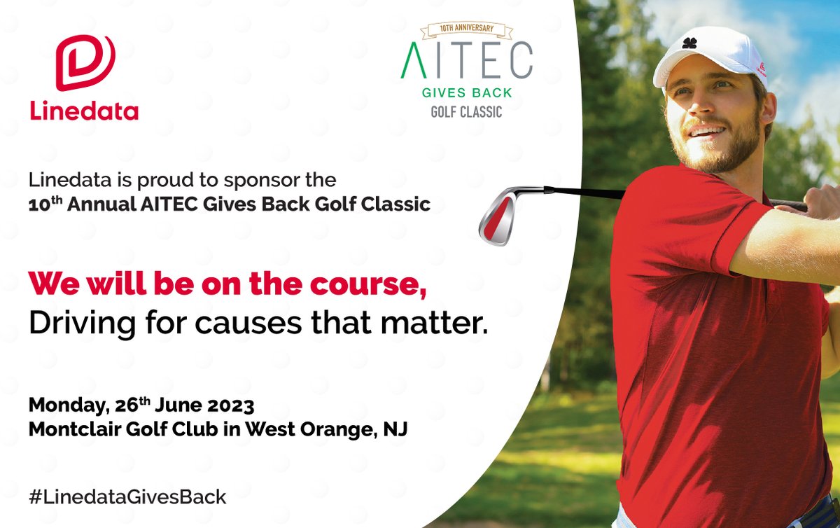 Linedata's tweet image. The #LinedataGlobalServices team will play the 10th Annual #AITEC Gives Back Golf Classic for all the right reasons. The AITEC Gives Back Foundation has raised $3mn+ so far &amp;amp; will support the likes of 
@GroundworkHV, @getHYPE_Inc, &amp;amp; more for this year&apos;s event. #LinedataGivesBack