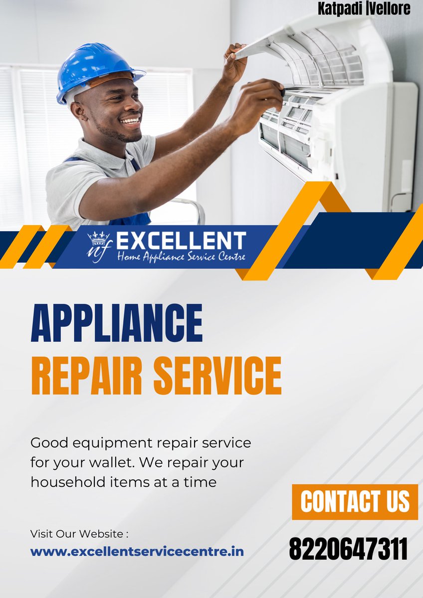 excellentservi's tweet image. Excellent Home Appliance Service Centre in ShankaraPalayam,  

#acrepair #acservicing #acinstallation #ACgasfilling #ExcellentHomeApplianceServiceCentre 

Emergency Repairs: In case of AC system breakdowns or emergencies, the service provider may offer prompt response,