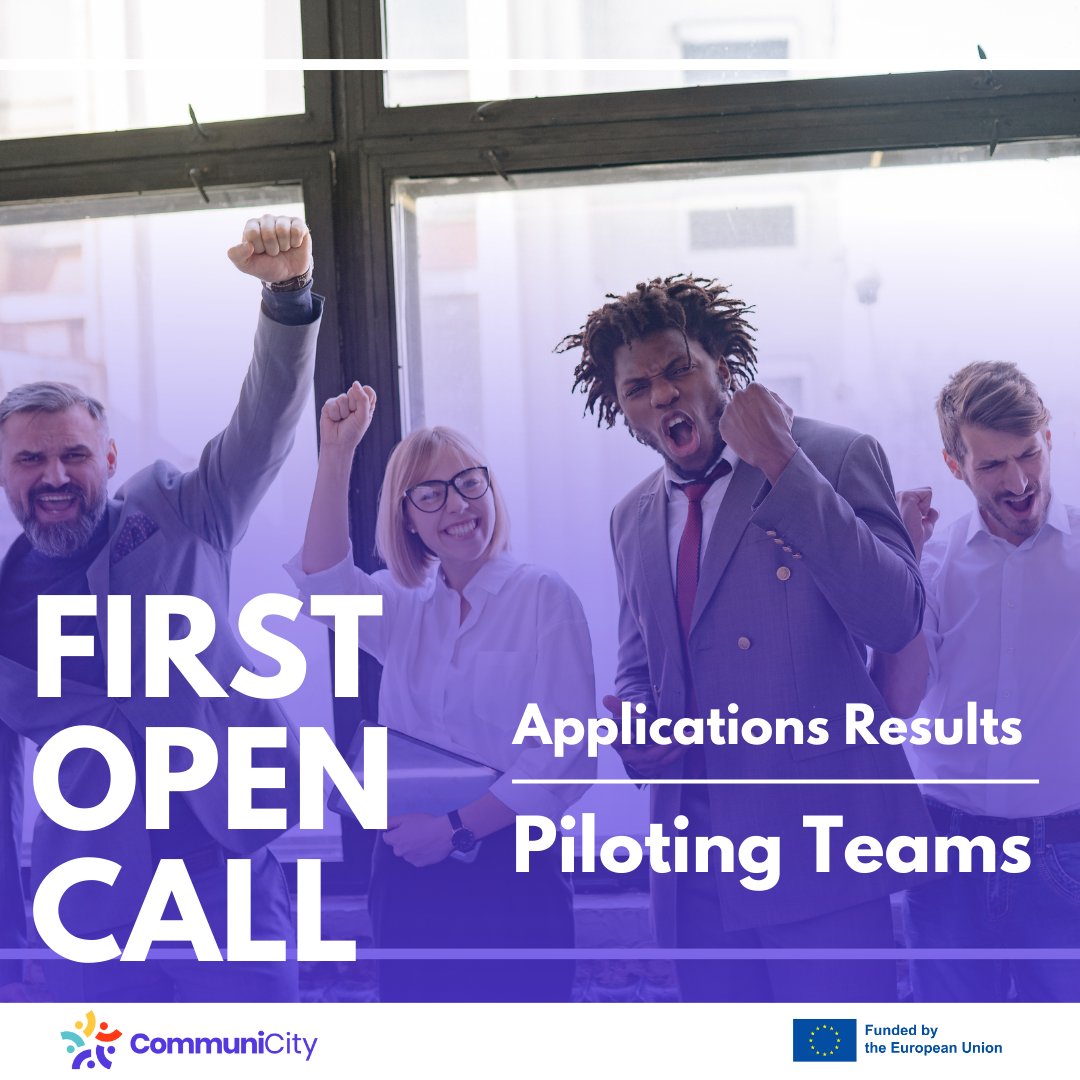 ✨1st Open Call Piloting Teams Announced! 13 pilots running in three European cities to improve quality of life of marginalized communities.

🌠 5 pilots are running in Amsterdam, 4 in Helsinki, and 4 in Porto until September 2023.

💜All about the teams: tinyurl.com/bdexsye6