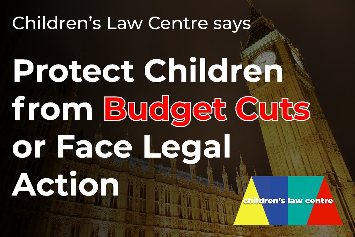 NI Budget 2023/24: CLC has issued a pre-action letter to the Secretary of State for Northern Ireland, the Northern Ireland Office and the Department of Finance Read our statement: childrenslawcentre.org.uk/budget-cuts/