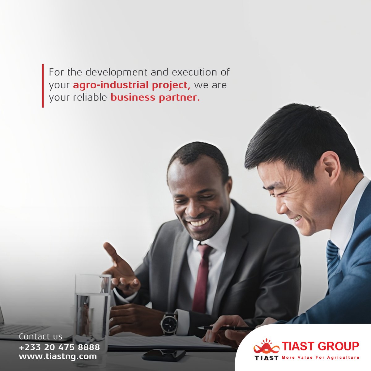 We are your reliable business partner.

#tiastgroup #CONNECT #agroriches #business
#agriculture #connect #industrialisation