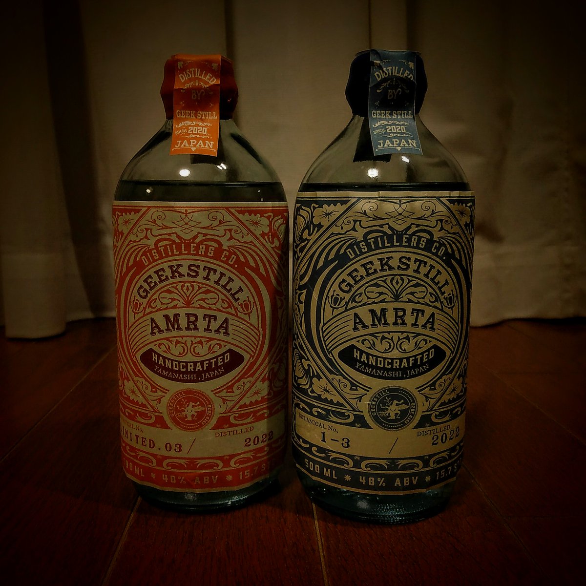 Canapellini's tweet image. #geekstill
#amrta
飲む者に不死を与えるといわれる霊薬の名前を冠した「AMRTA」。
山梨県塩山にあるクラフトジンの蒸留所「GEEKSTILL」さんを訪ねてきました。
#TWSC を授賞されたリミテッド第三弾のジンも手に入れることができました。
ふきのとうのもスゴかった！欲しかったのでまたの機会に。