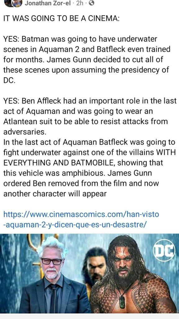 Gunn gotta go he has no idea what he's doing this would've been lit in IMAX 😭?!. #FireJamesGunnAndPeterSafran #BringBackZackSnyder #RestoreTheSnyderVerse #Aquaman2