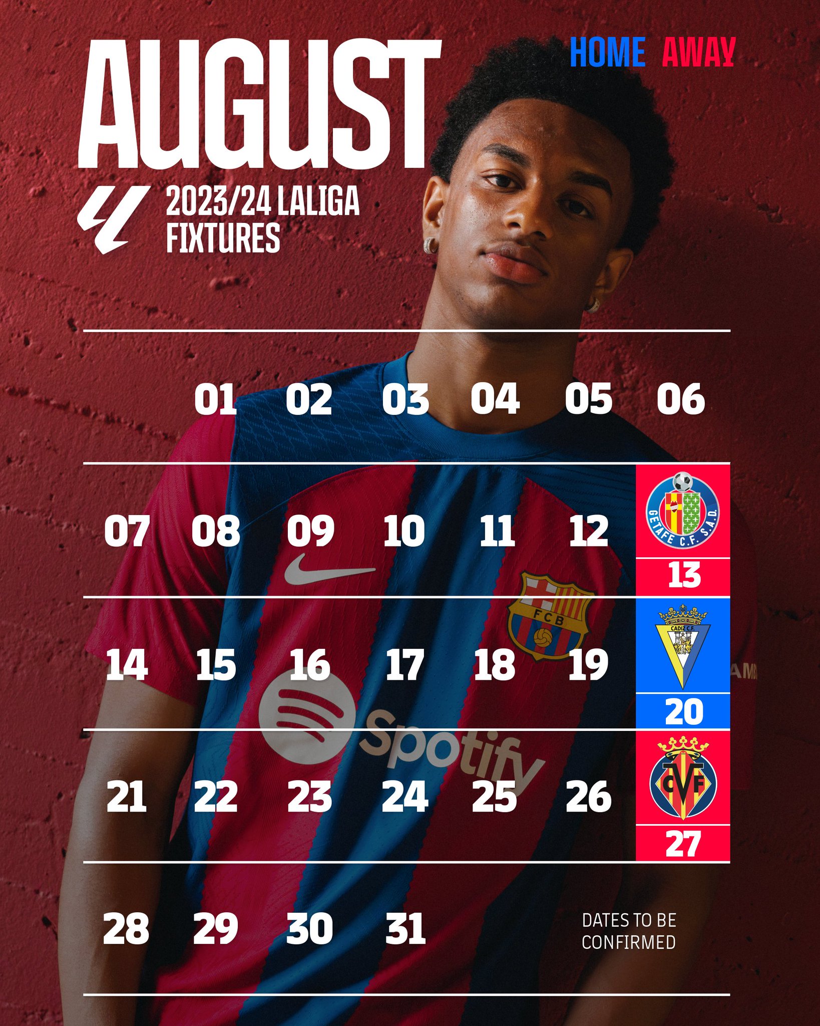 FC Barcelona on Twitter "𝟐𝟎𝟐𝟑𝟐𝟒 𝐋𝐚 𝐋𝐢𝐠𝐚 𝐟𝐢𝐱𝐭𝐮𝐫𝐞𝐬 📆 August ⬇️ https