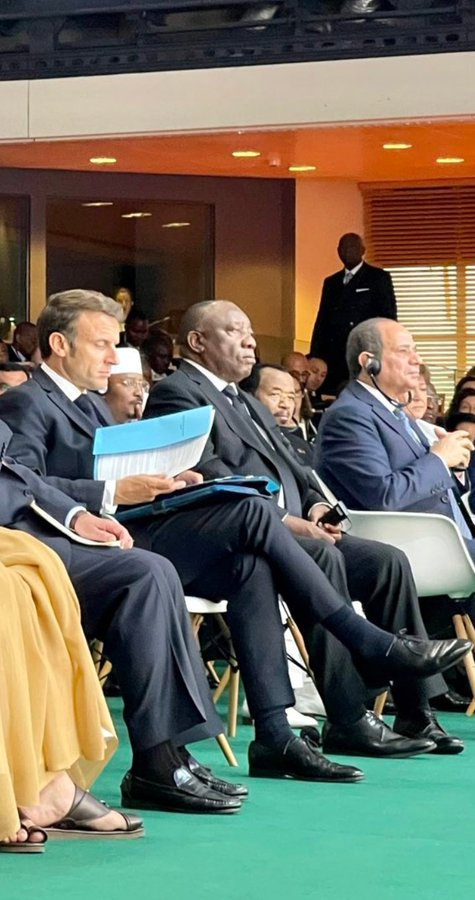 Summit for A New Global Financing Pact 
 📍 Palais Brongniart    
    Paris, France  
 #SAinFrance 📷#BetterAfricaBetterWorld 📷