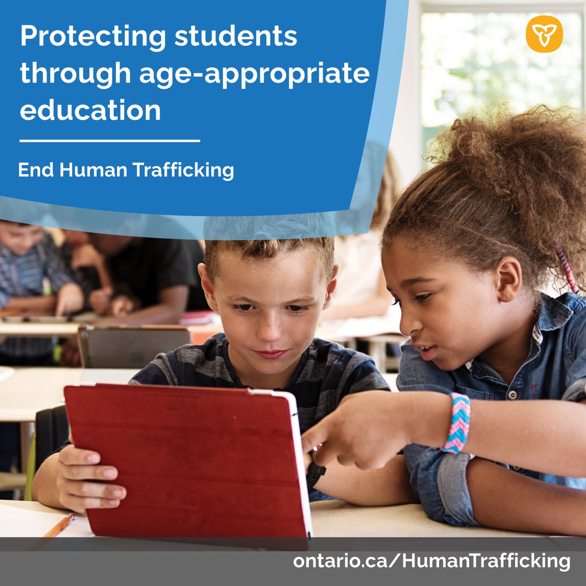 In school, students learn to identify when they are in an unsafe situation. This gives them a crucial skill to protect themselves from sex trafficking.

Learn more about the Ontario curriculum: ontario.ca/page/health-an… #EndHumanTrafficking