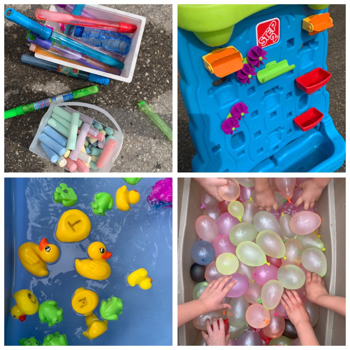 A fun filled water day in kindergarten!