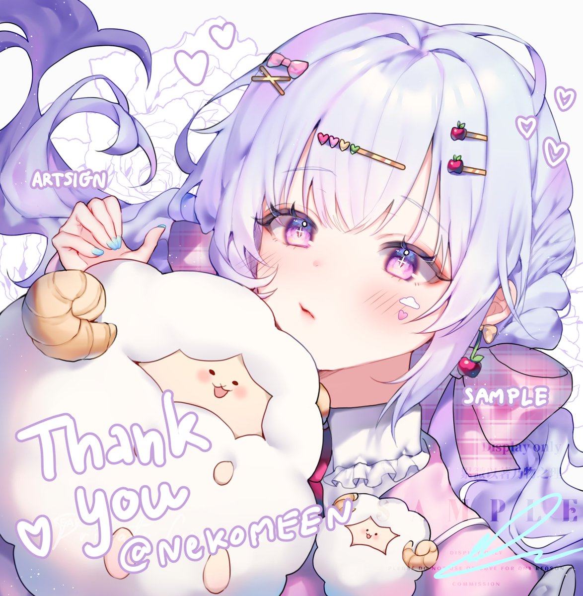 [CM] for menrqx //// Thank you so much for watching my live today วันนี้คนเยอะมาก ดีใจ! and her color is so pastel. I LOVE IT 😭😭😭  #commissions
