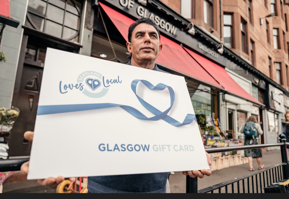 GlasgowCC's tweet photo. There is still time for those with a #LovesLocal gift card to spend the remaining balance in eligible businesses in Glasgow - the card is valid for 12 months after activation.
Find out more 👉 https://t.co/MFp0MBWv8R https://t.co/jVlQvTqd15