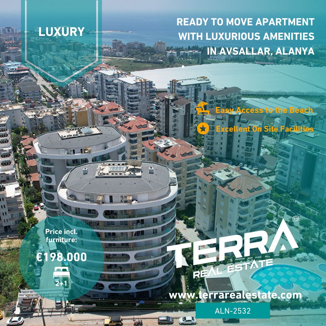 🔗 Click the link below and get details
terrarealestate.com/property/2532-…

📞 For more information on this property, call us directly or contact us via WhatsApp or Viber at +90 532 641 77 97

#alanya #turkey #propertyforsaleinalanya #realestateinalanya #apartmentsinalanya #TERRARealEstate