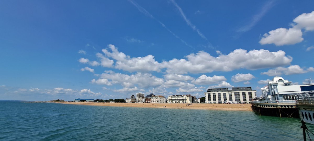 We practised being Victorian holidaymakers as we walked down the pier and were very brave walking with the waves beneath us on the fishing platform! #Southsea2023