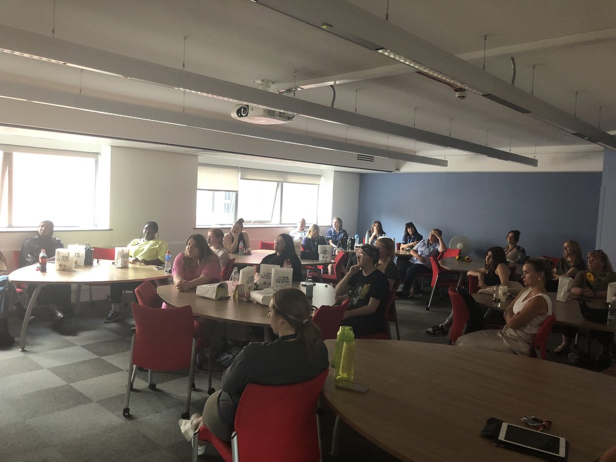 SamScreaton's tweet photo. Welcoming The Learning Disability Primary Liaison Nurses to our celebration event @LPTnhs @dmu_ldmhnursing @DMU_Nur_Mid talking about access to screening &amp; health checks https://t.co/aPmVnaLcxU