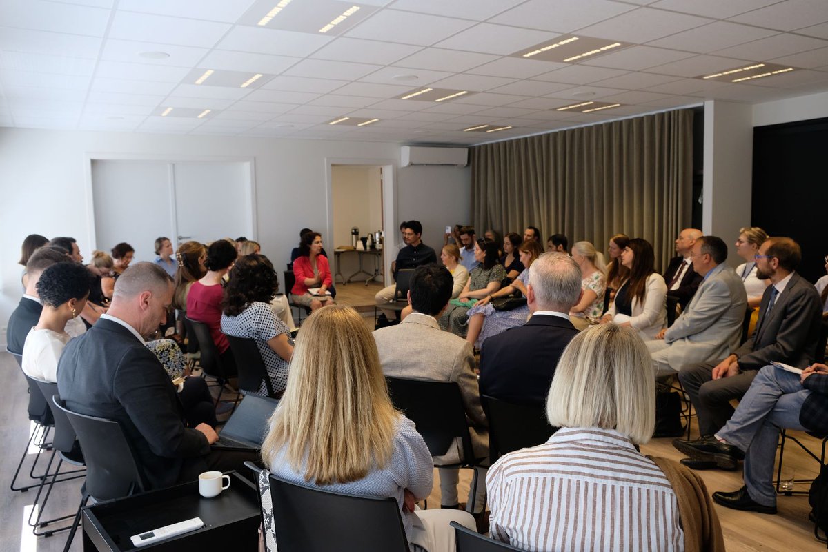BahaiBIC_Rights's tweet photo. Yesterday, our Brussels office commemorated the fortieth anniversary of the execution of 10 #Bahai women in #Iran and was delighted to have welcomed the UNSR on #FoRB @NazilaGhanea, members of EU institutions, permanent representations, human rights and civil society organisations, as well as journalist.
#OurStoryIsOne #داستان_ما_یکیست