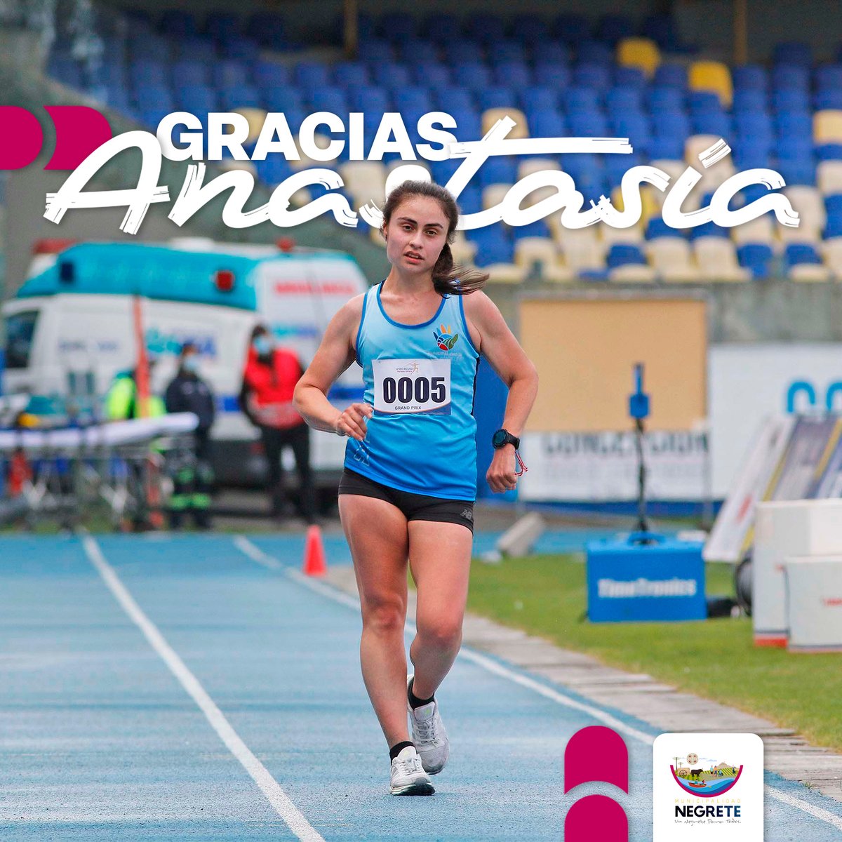 ¡Nos sentimos orgullosos! 💪

La negretina Anastasia Sanzana obtuvo el cuarto lugar en el Gran Prix Sudamericano de Quito, Ecuador, realizado durante el 17 y 18 de junio. 

#MuniNegrete